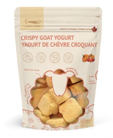 Loopy Paws Crispy Goat Yogurt - Pumpkin & Strawberry